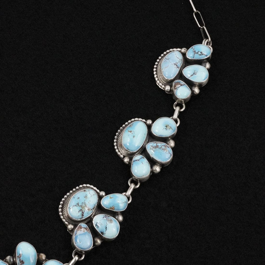 Kathleen Livingston Turquoise & Sterling Silver Necklace Set