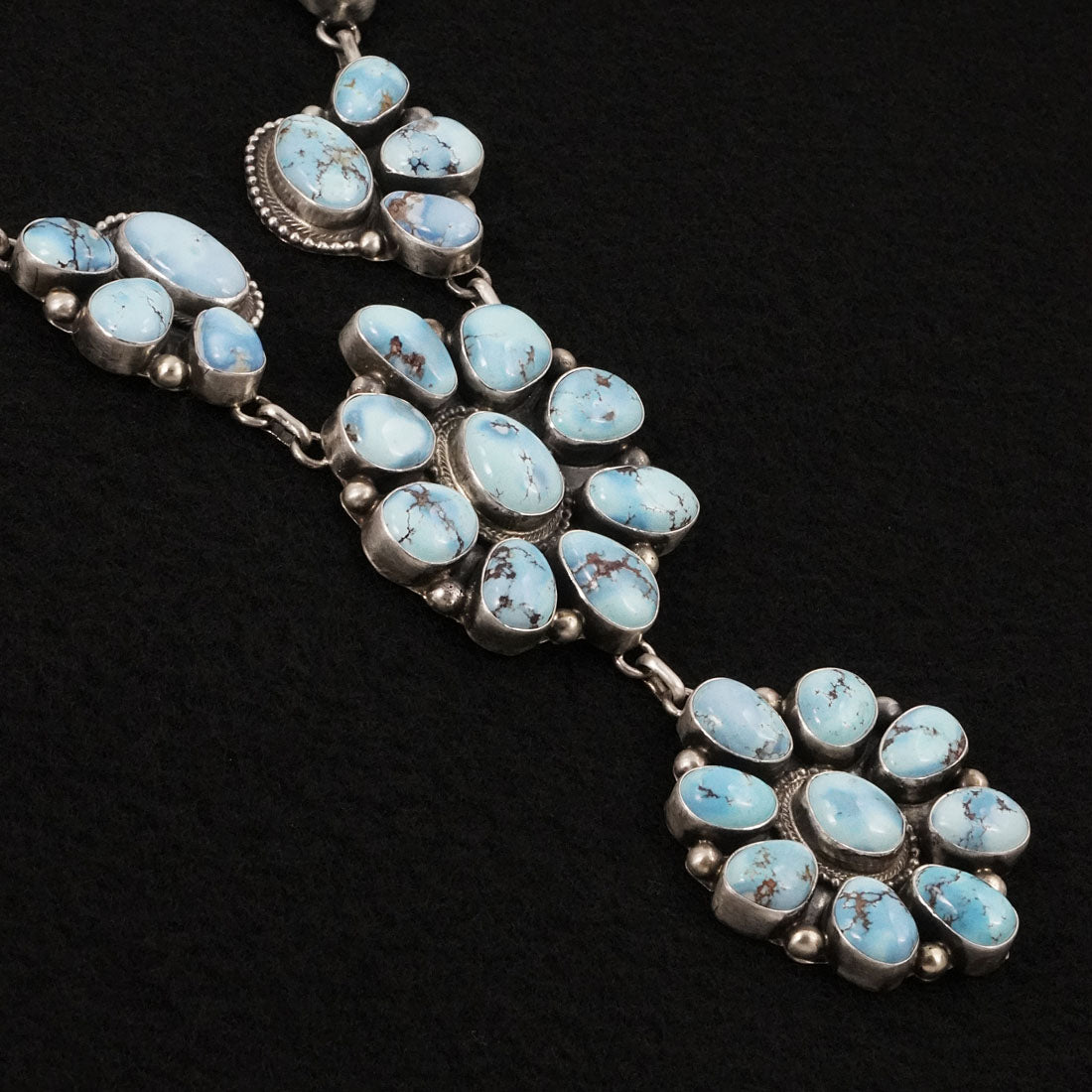Kathleen Livingston Turquoise & Sterling Silver Necklace Set