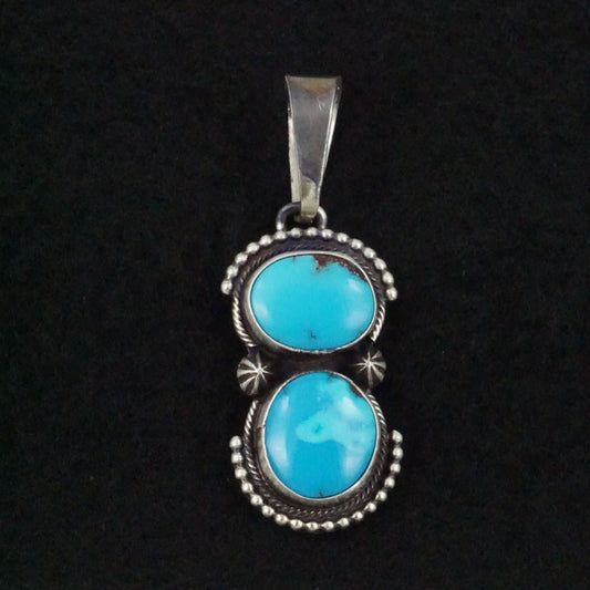 Darrin Livingston Turquoise & Sterling Silver Pendant