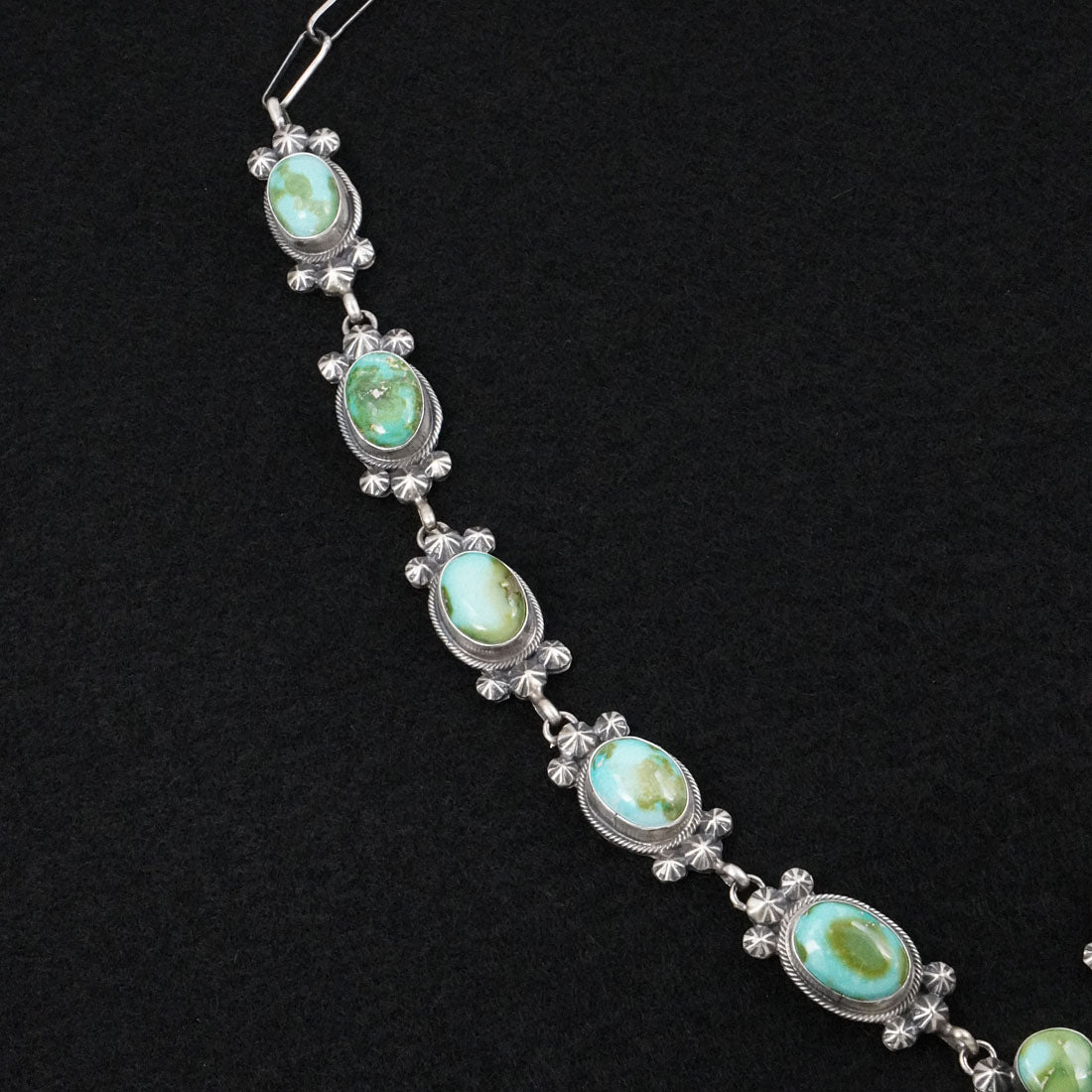 Darrin Livingston Turquoise & Sterling Silver Necklace Set