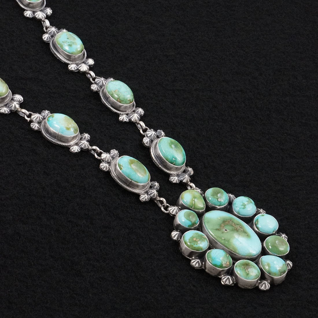 Darrin Livingston Turquoise & Sterling Silver Necklace Set