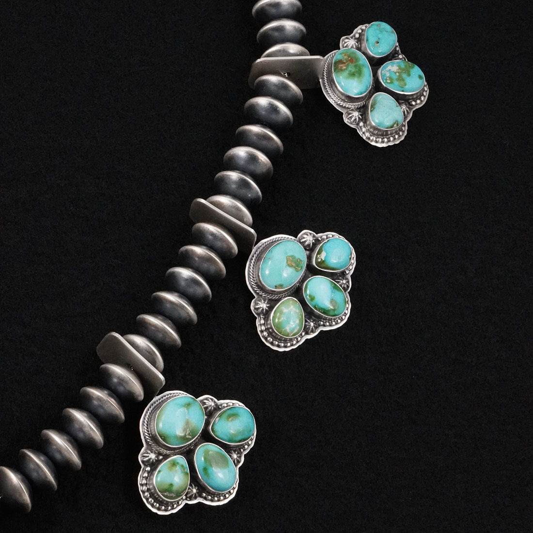 Randy Boyd Turquoise & Sterling Silver Necklace Set