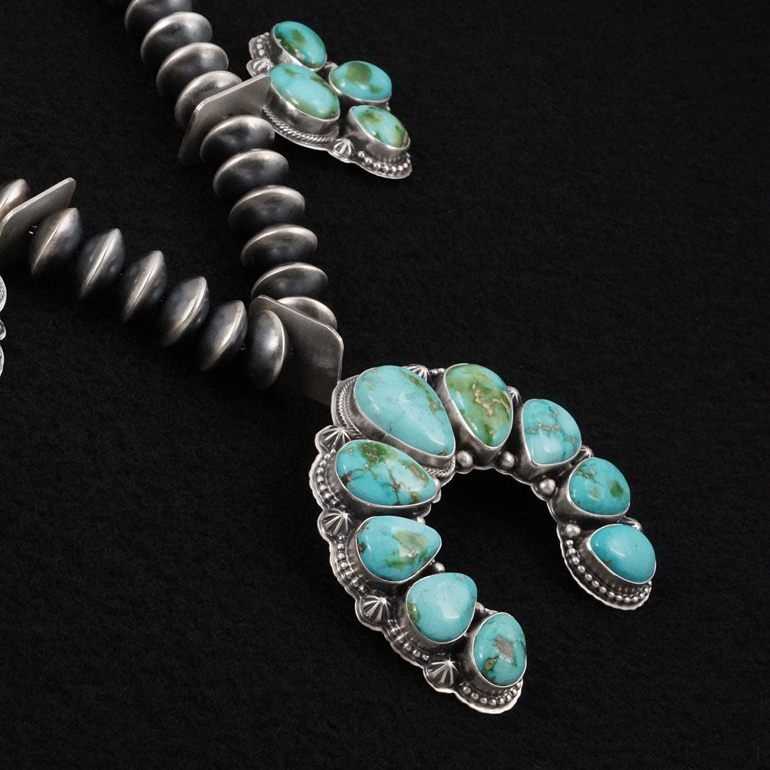 Randy Boyd Turquoise & Sterling Silver Necklace Set