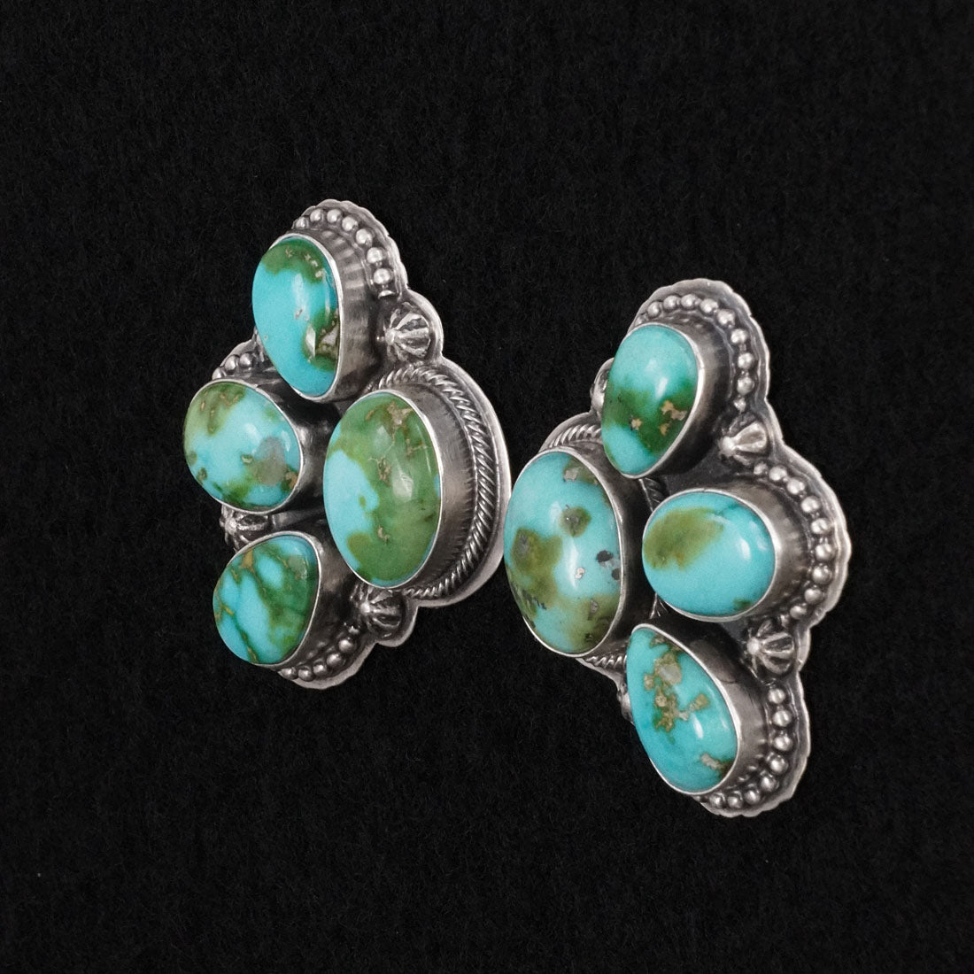 Randy Boyd Turquoise & Sterling Silver Necklace Set