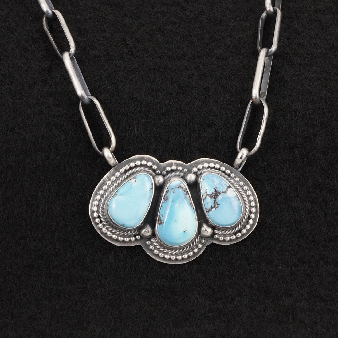Darrin Livingston Turquoise & Sterling Silver Necklace