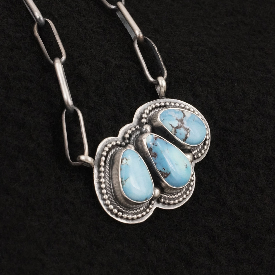 Darrin Livingston Turquoise & Sterling Silver Necklace
