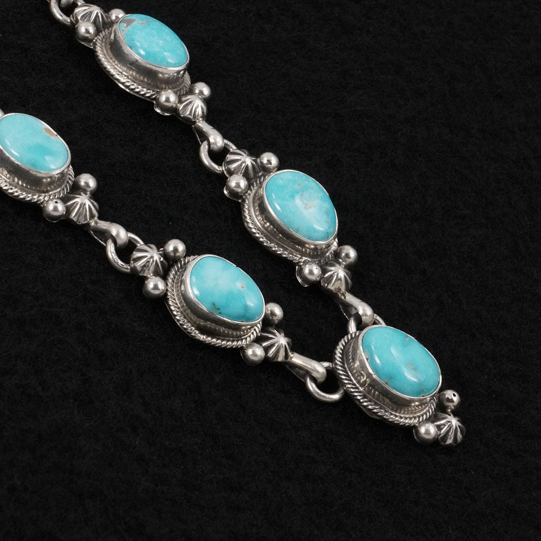 Paul Livingston Turquoise & Sterling Silver Necklace