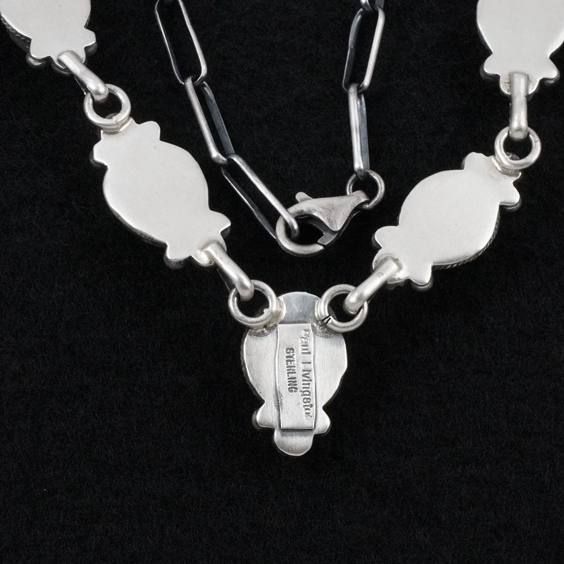 Paul Livingston Turquoise & Sterling Silver Necklace
