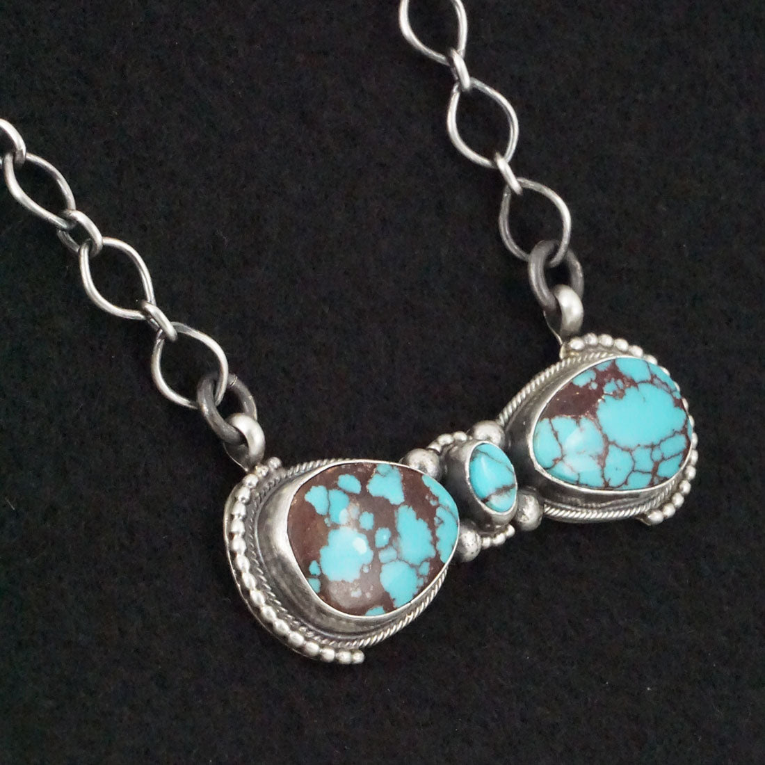 Darrin Livingston Turquoise & Sterling Silver Necklace