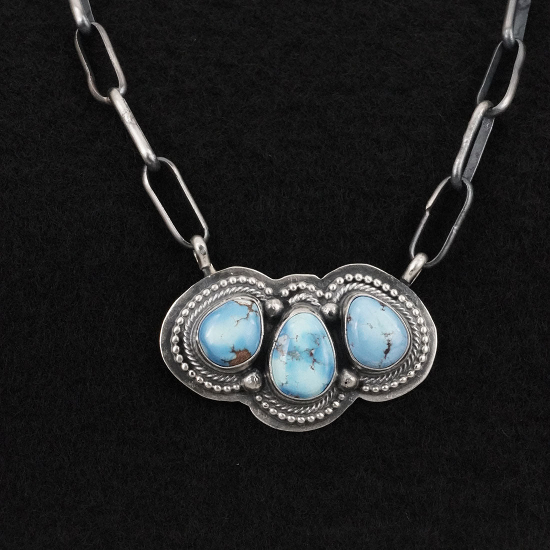 Darrin Livingston Turquoise & Sterling Silver Necklace