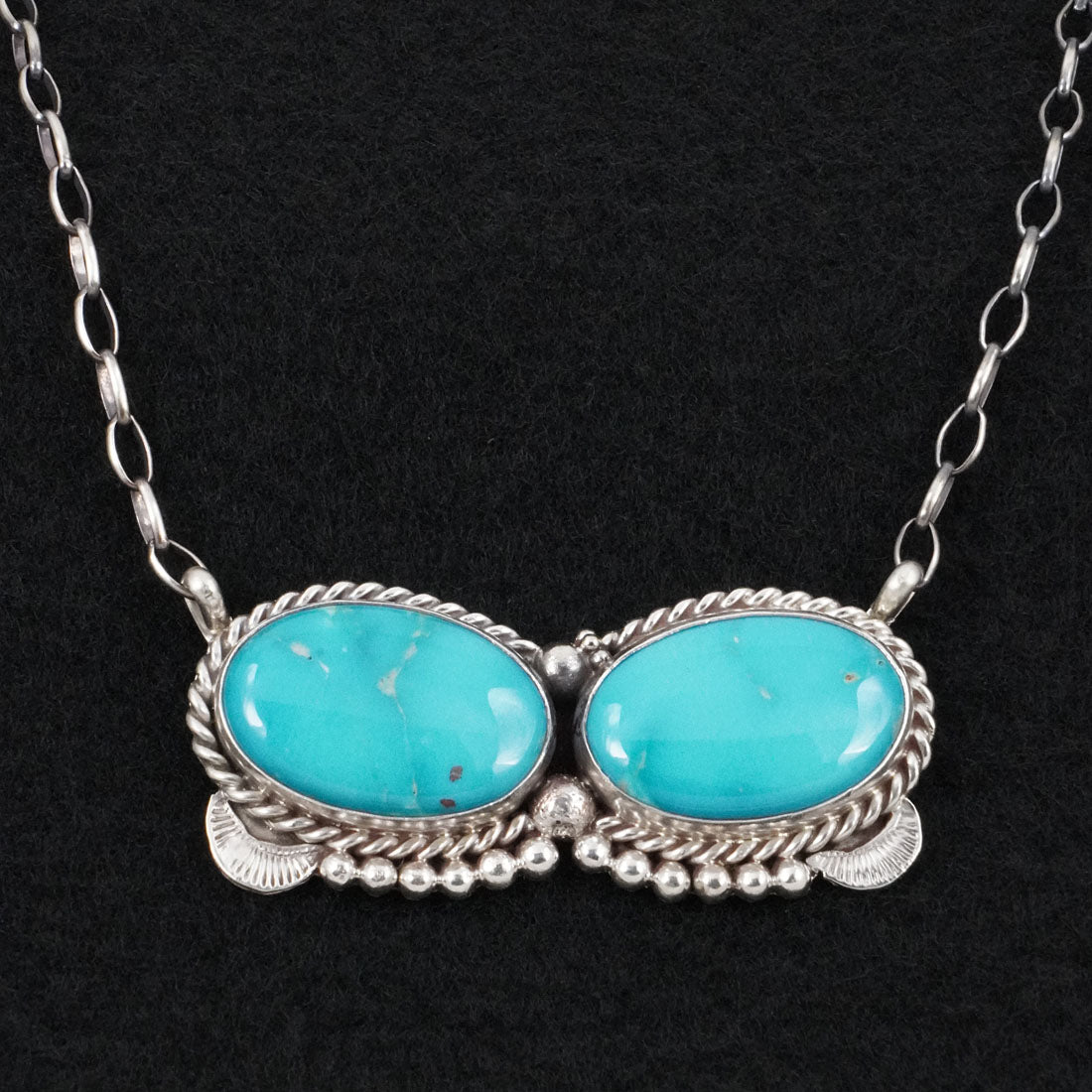 Antwone Brown Turquoise & Sterling Silver Necklace