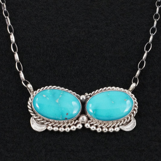 Antwone Brown Turquoise & Sterling Silver Necklace