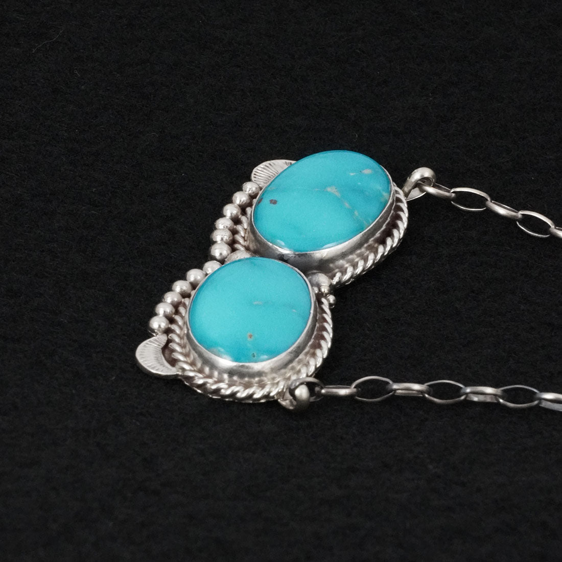 Antwone Brown Turquoise & Sterling Silver Necklace