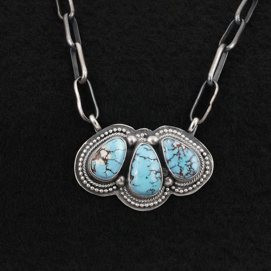 Darrin Livingston Turquoise & Sterling Silver Necklace