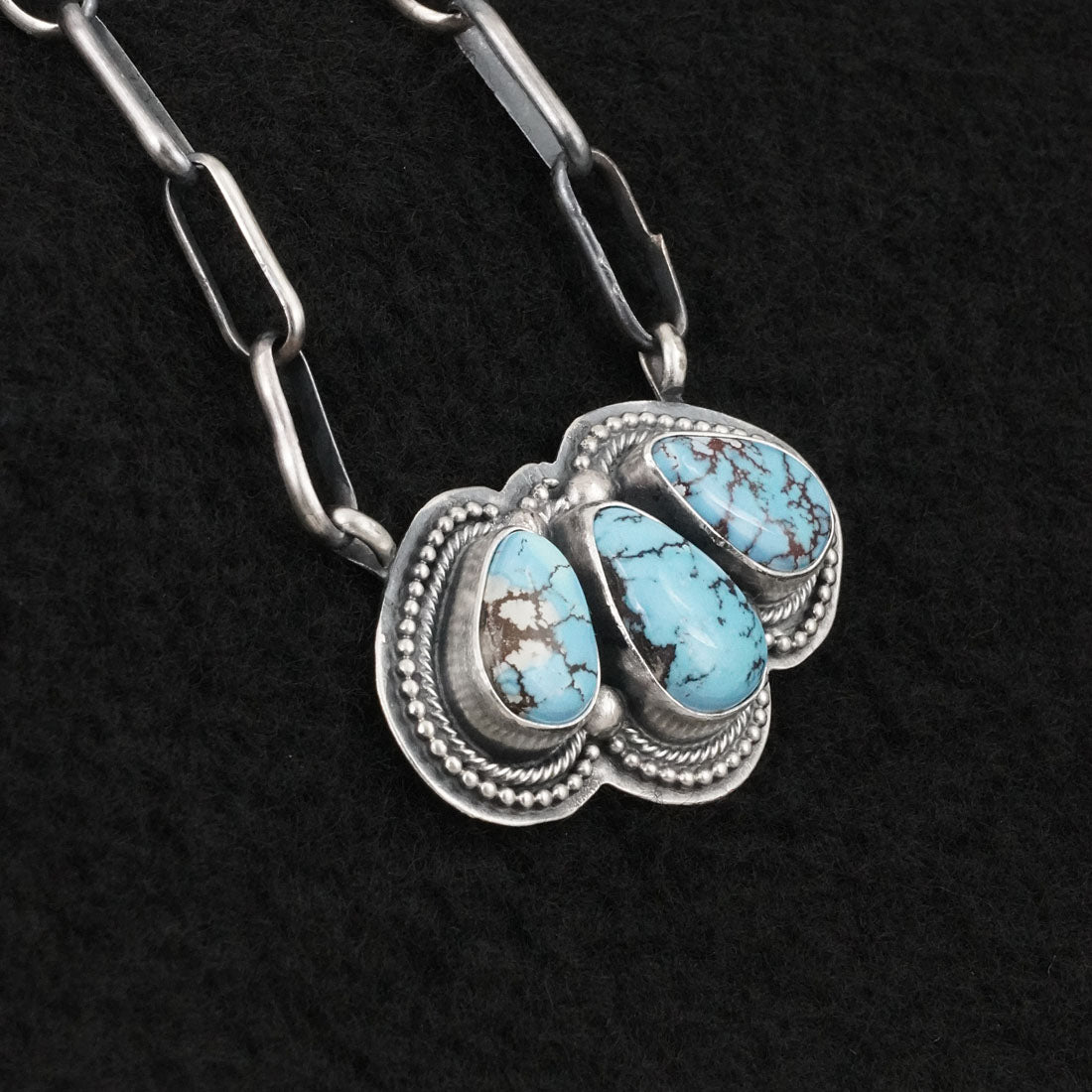 Darrin Livingston Turquoise & Sterling Silver Necklace