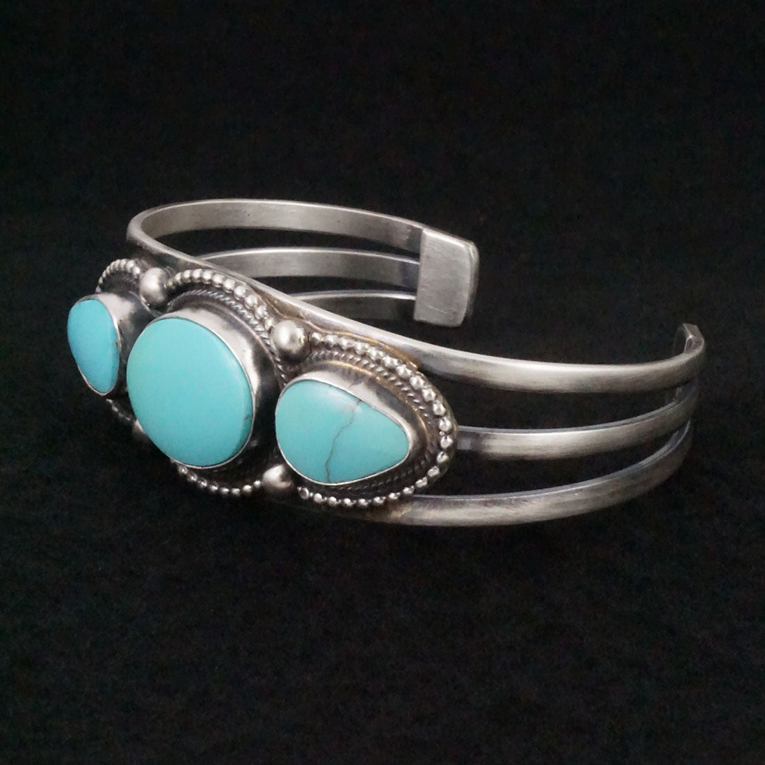 Kathleen Chavez Turquoise & Sterling Silver Bracelet