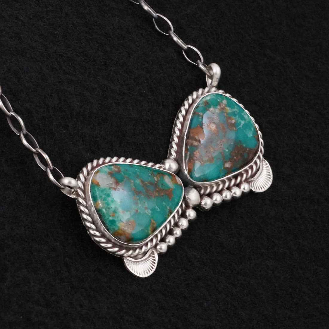 Antwone Brown Turquoise & Sterling Silver Necklace