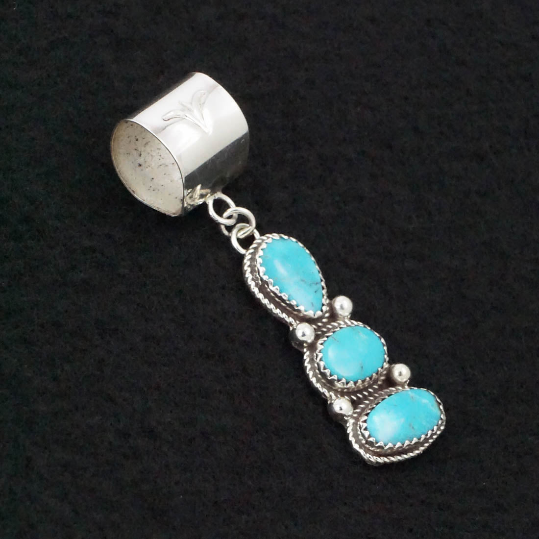 Ernest Hawthorne Turquoise & Sterling Silver Pendant