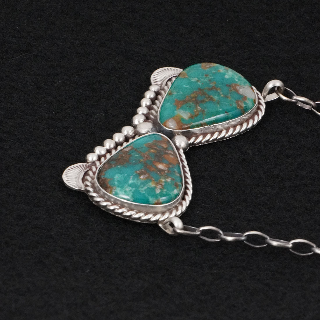 Antwone Brown Turquoise & Sterling Silver Necklace