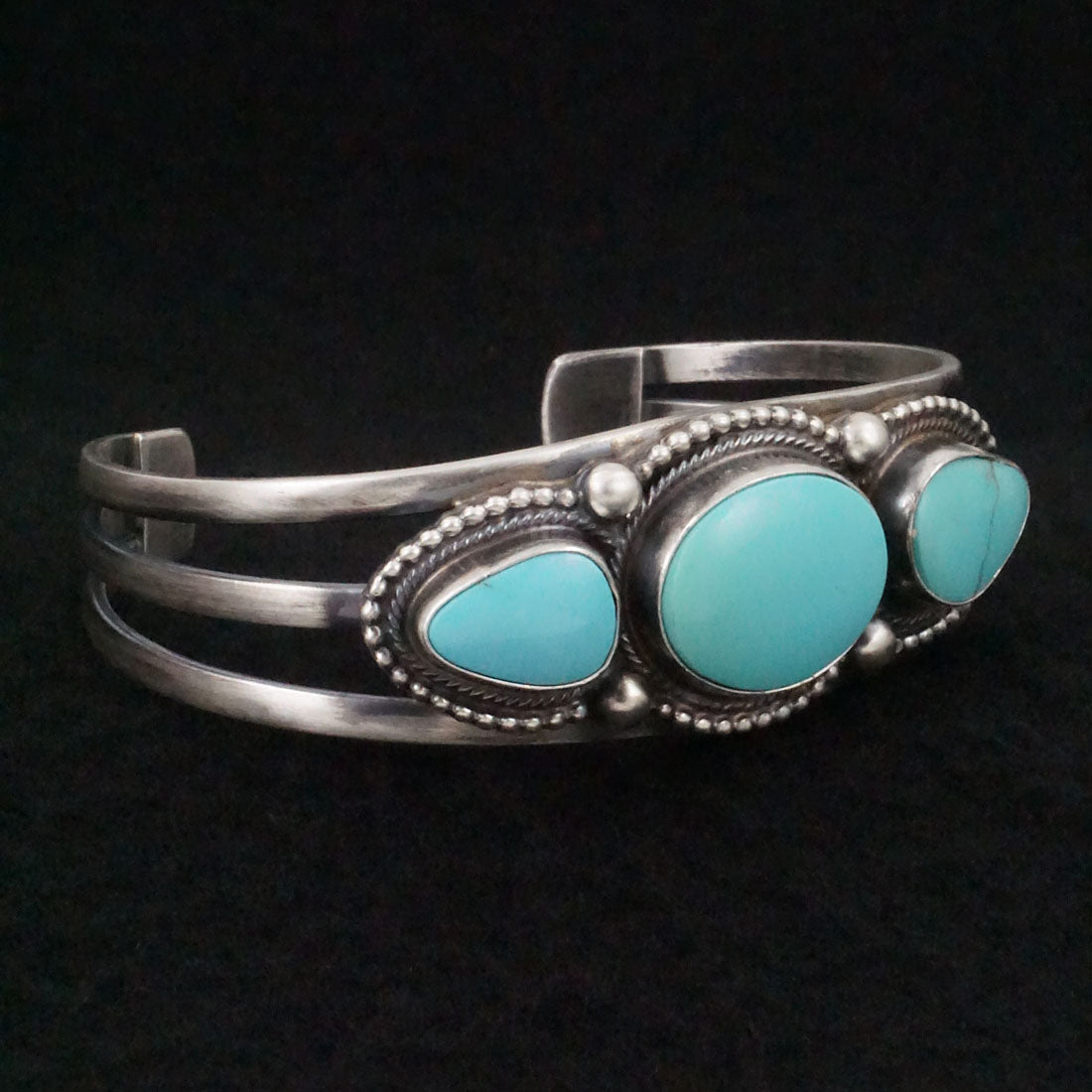 Kathleen Chavez Turquoise & Sterling Silver Bracelet