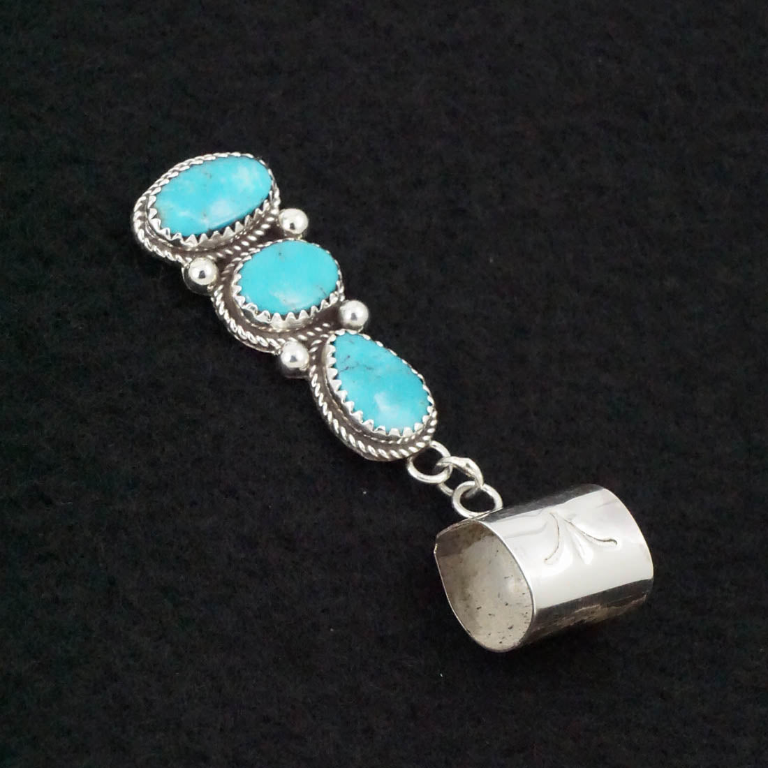 Ernest Hawthorne Turquoise & Sterling Silver Pendant