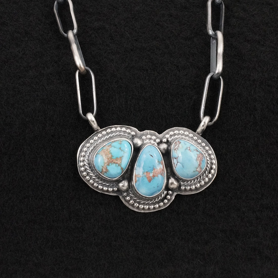 Darrin Livingston Turquoise & Sterling Silver Necklace