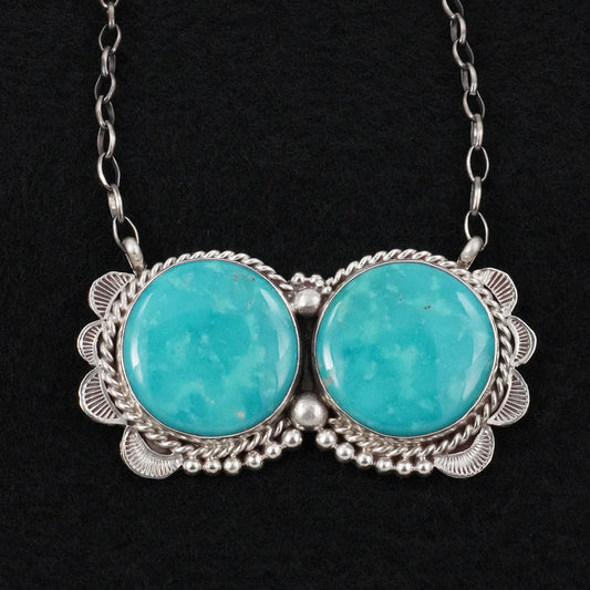Antwone Brown Turquoise & Sterling Silver Necklace