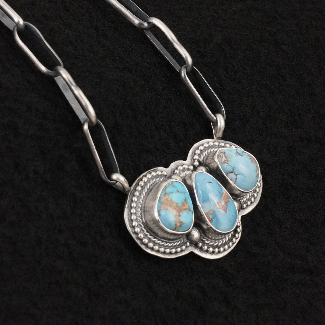 Darrin Livingston Turquoise & Sterling Silver Necklace