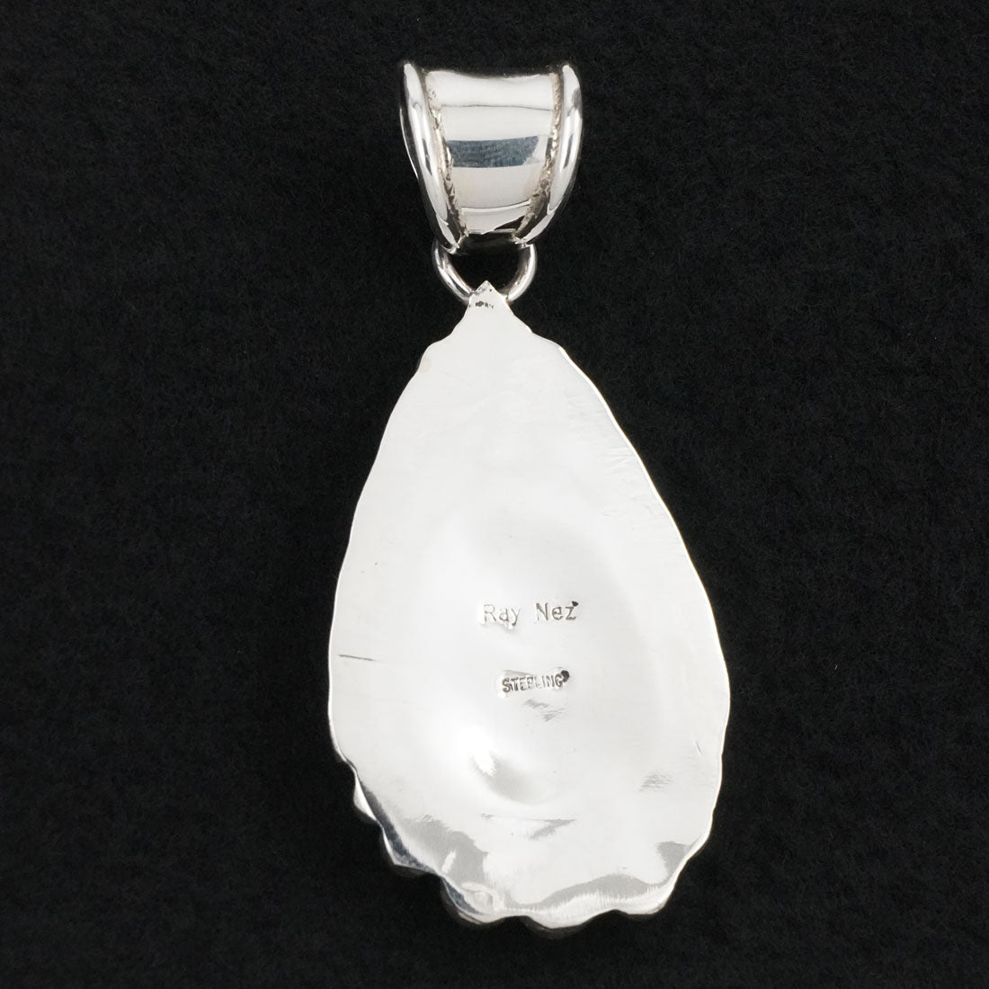 Ray Nez Turquoise & Sterling Silver Pendant