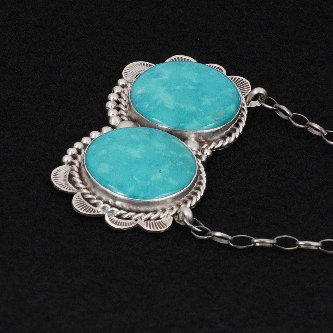 Antwone Brown Turquoise & Sterling Silver Necklace
