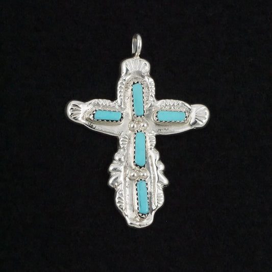 Verona Quam Turquoise & Sterling Silver Pendant