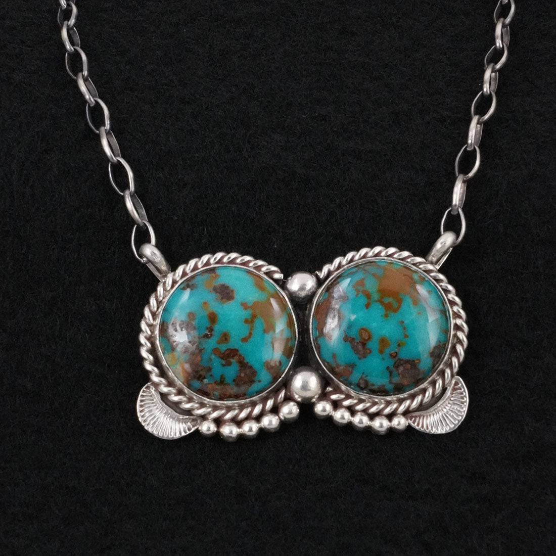 Antwone Brown Turquoise & Sterling Silver Necklace