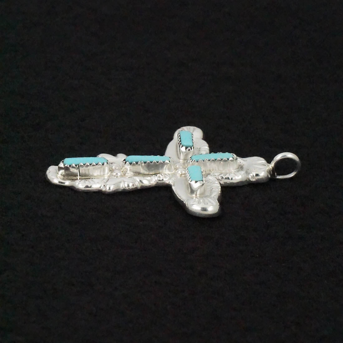 Verona Quam Turquoise & Sterling Silver Pendant