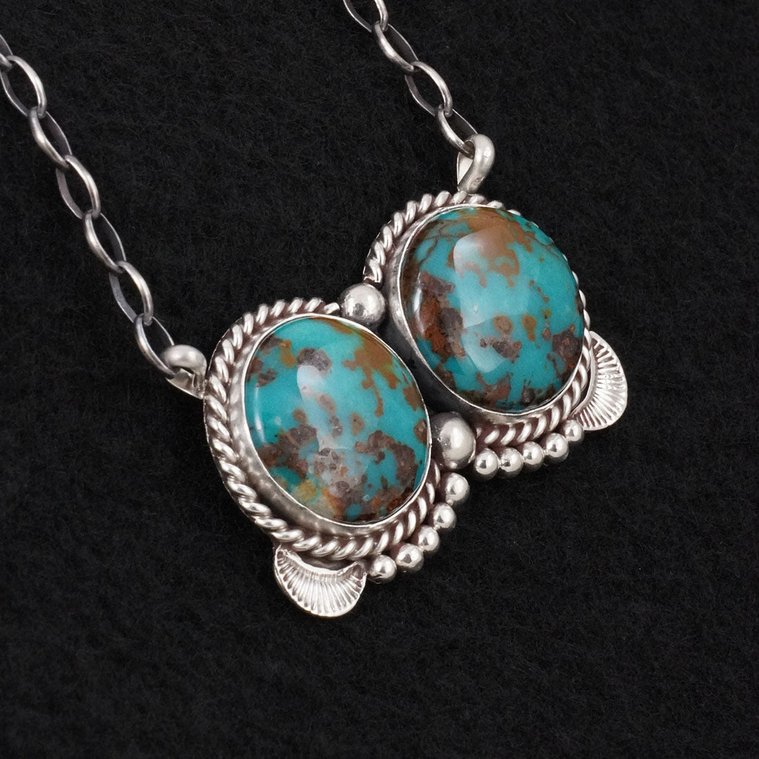 Antwone Brown Turquoise & Sterling Silver Necklace