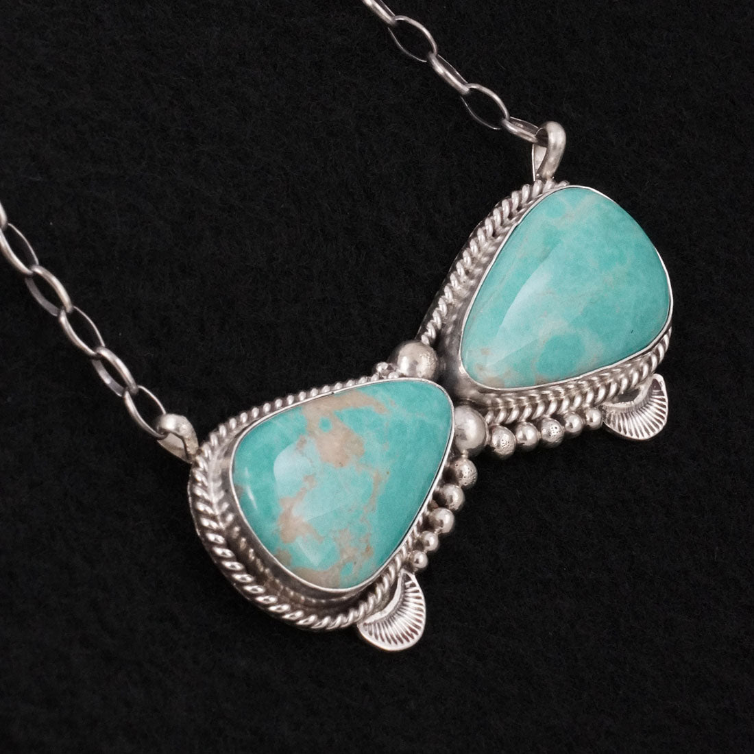 Antwone Brown Turquoise & Sterling Silver Necklace
