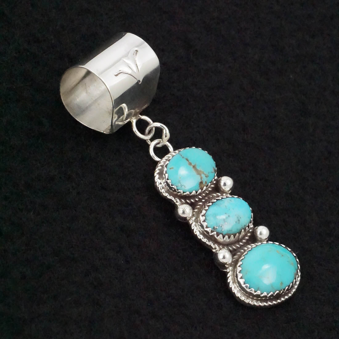 Ernest Hawthorne Turquoise & Sterling Silver Pendant