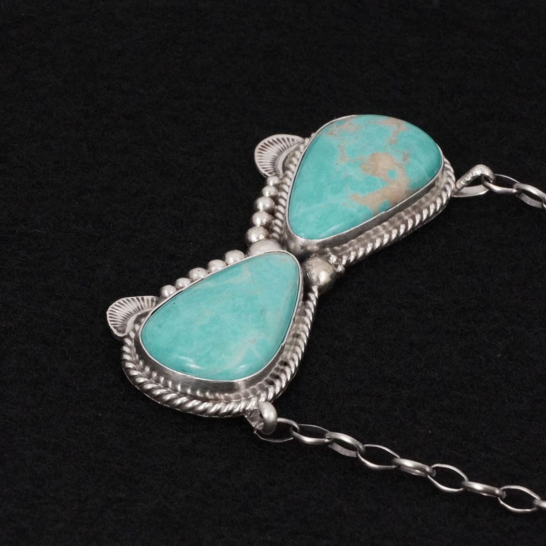 Antwone Brown Turquoise & Sterling Silver Necklace