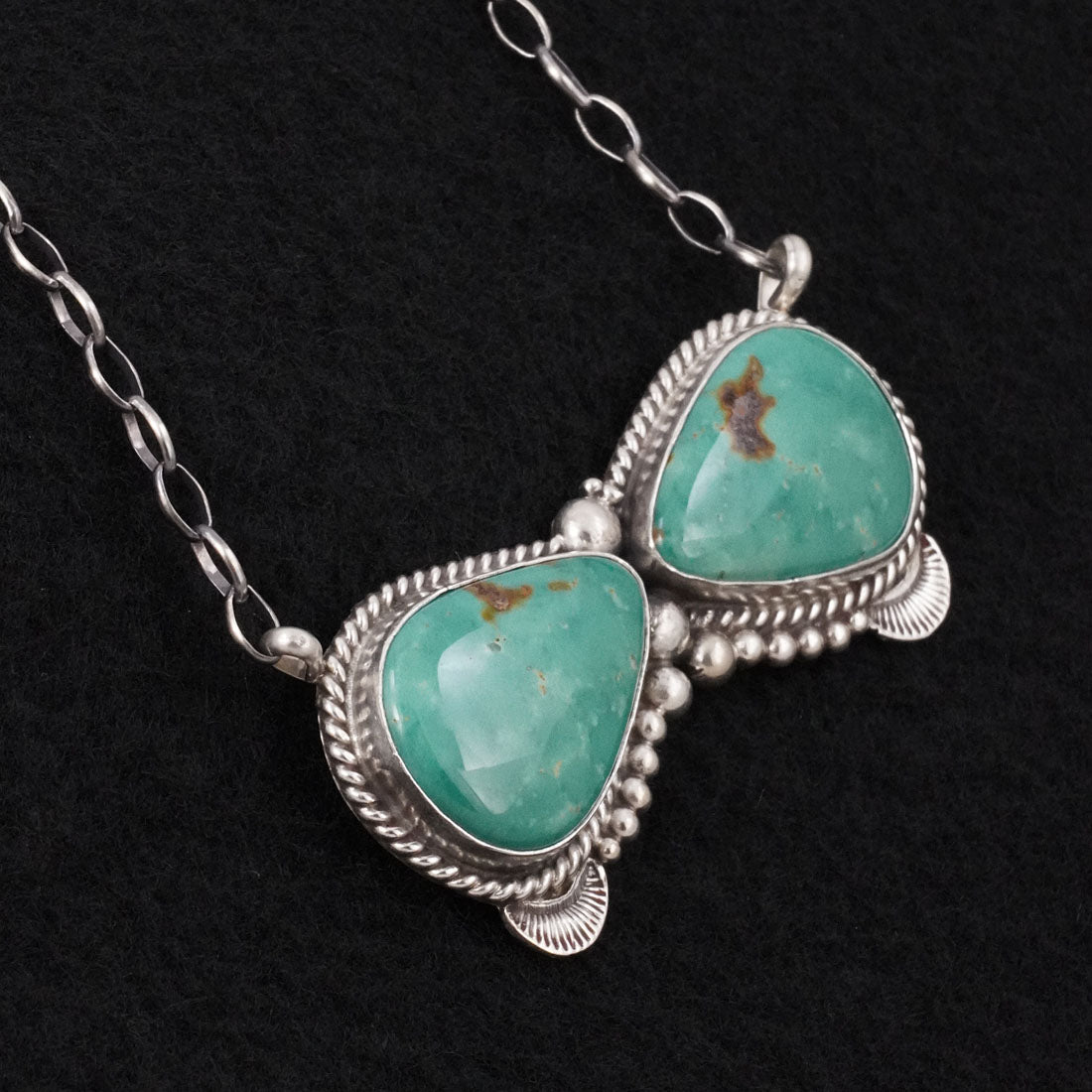 Antwone Brown Turquoise & Sterling Silver Necklace