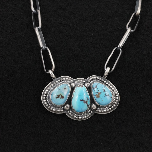 Darrin Livingston Turquoise & Sterling Silver Necklace