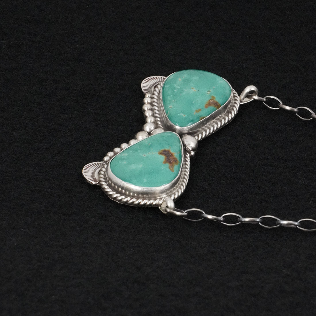 Antwone Brown Turquoise & Sterling Silver Necklace