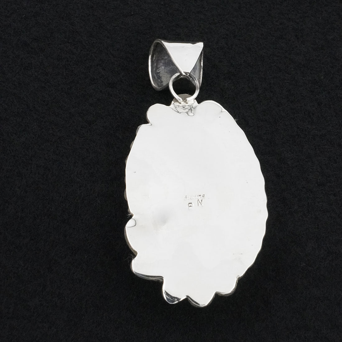 Phil Nez Turquoise & Sterling Silver Pendant
