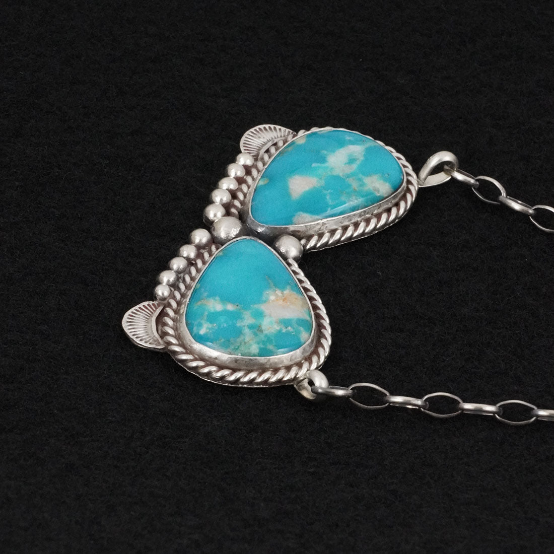 Antwone Brown Turquoise & Sterling Silver Necklace