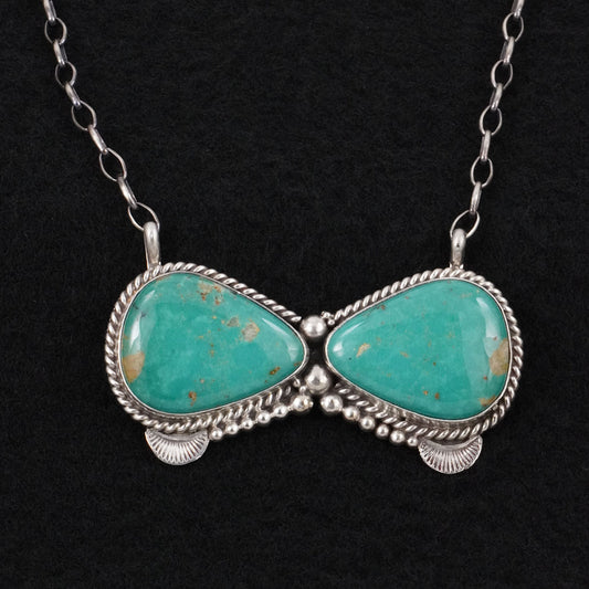Antwone Brown Turquoise & Sterling Silver Necklace