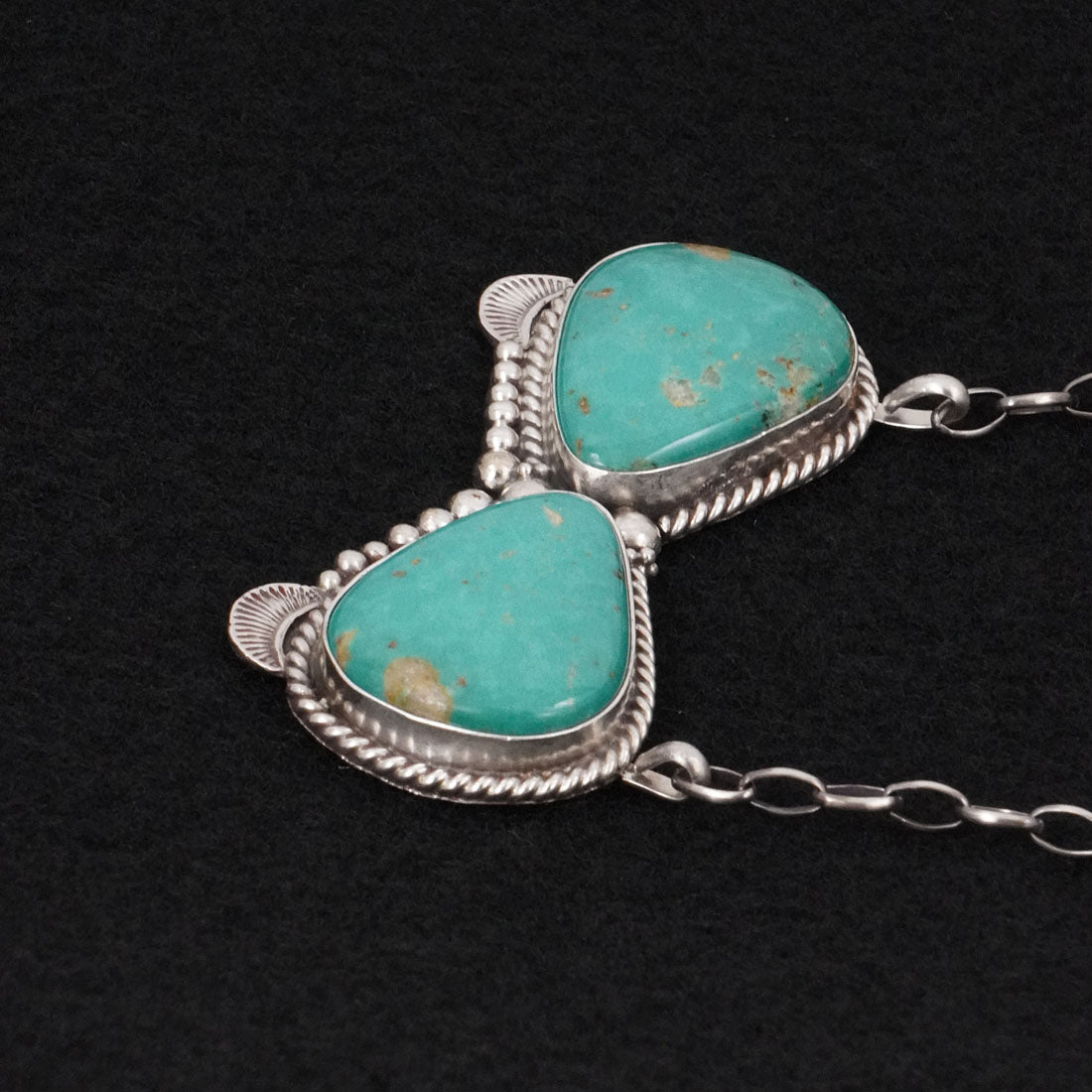 Antwone Brown Turquoise & Sterling Silver Necklace