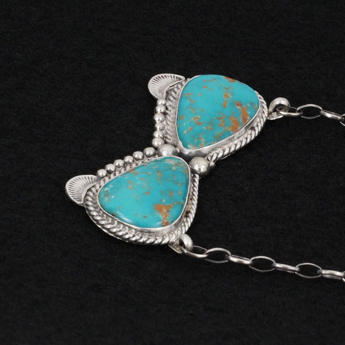 Antwone Brown Turquoise & Sterling Silver Necklace