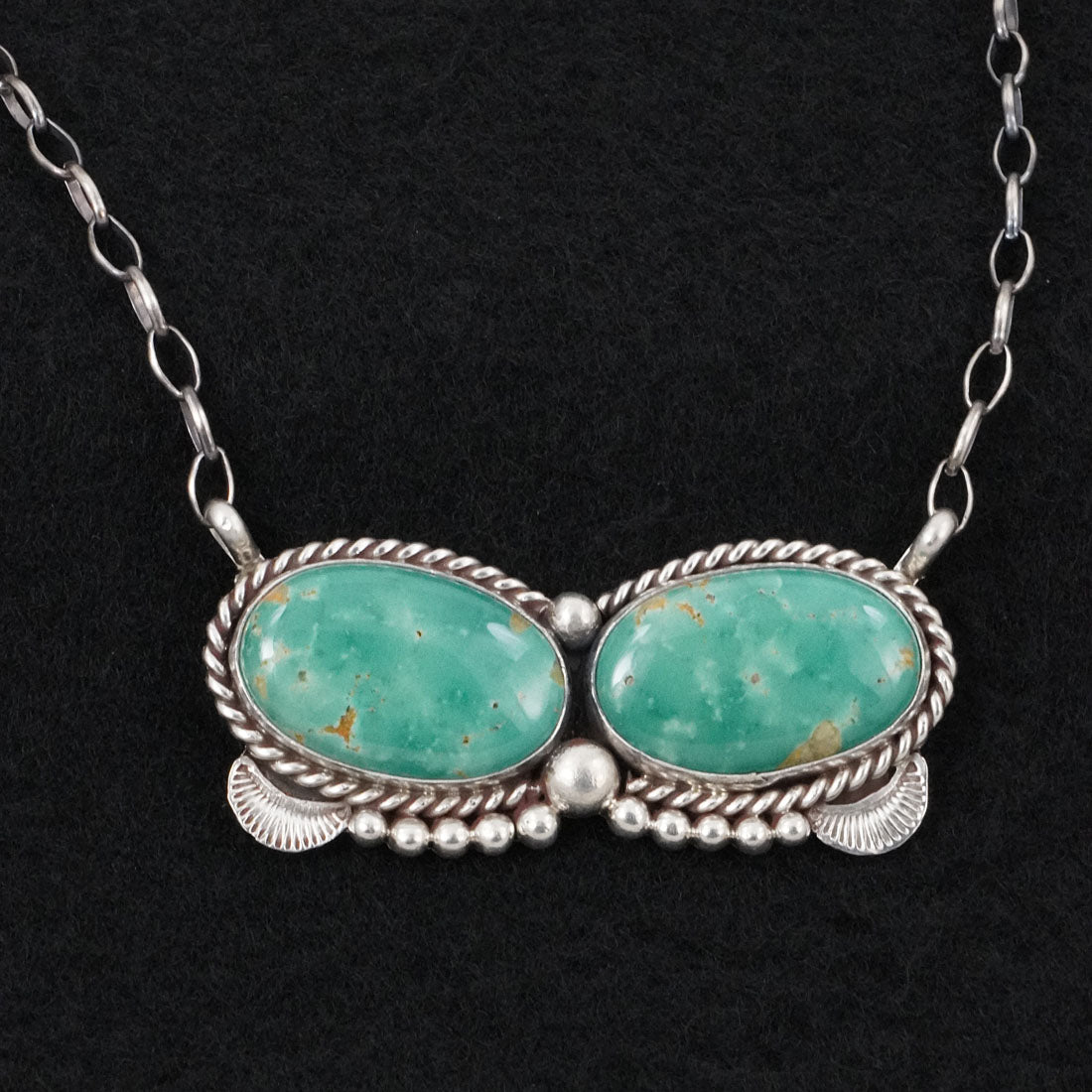 Antwone Brown Turquoise & Sterling Silver Necklace