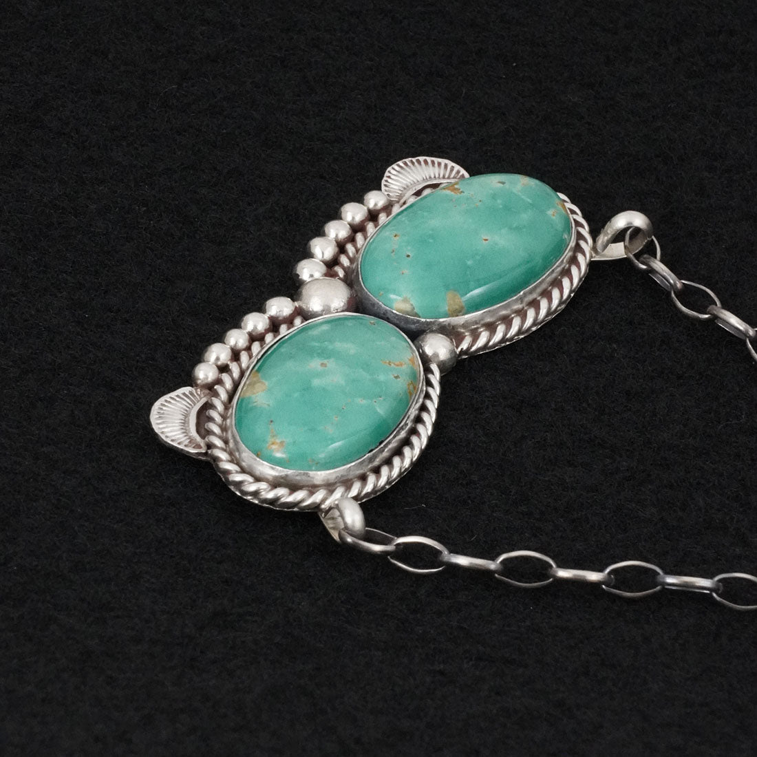 Antwone Brown Turquoise & Sterling Silver Necklace