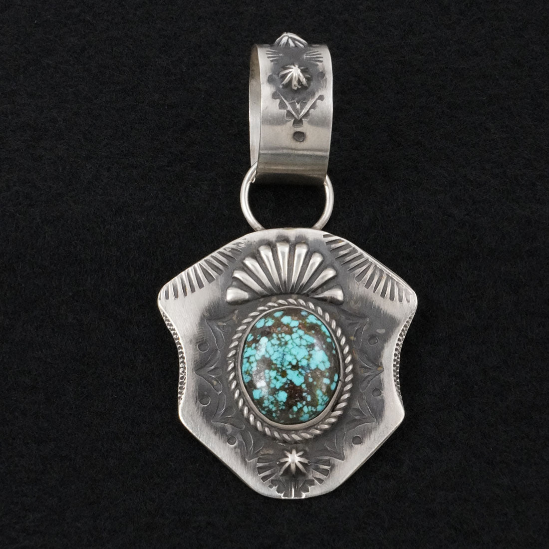 Elvira Bill Turquoise & Sterling Silver Pendant