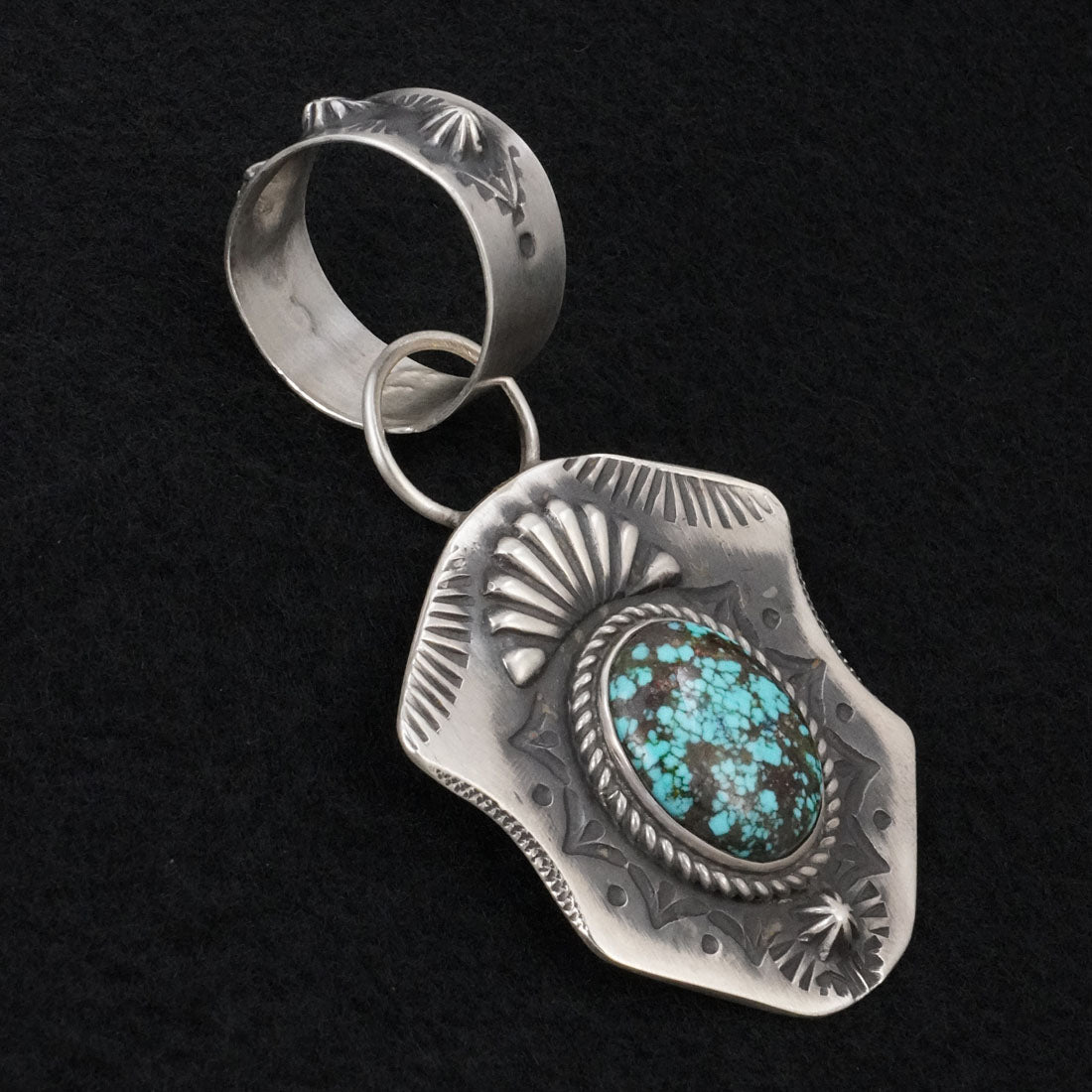 Elvira Bill Turquoise & Sterling Silver Pendant