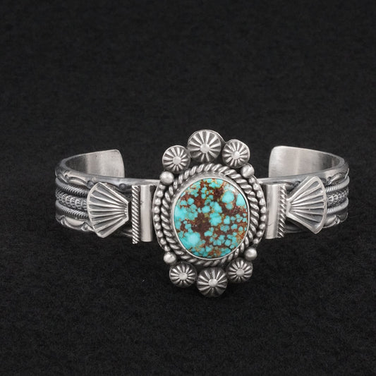 Michael Calladitto Turquoise & Sterling Silver Bracelet